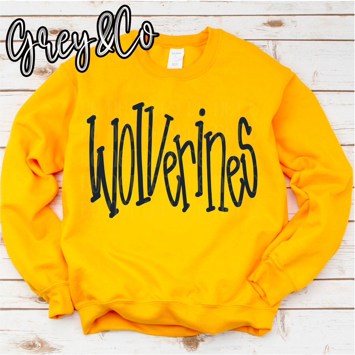 Wolverines Doodle Sweatshirt