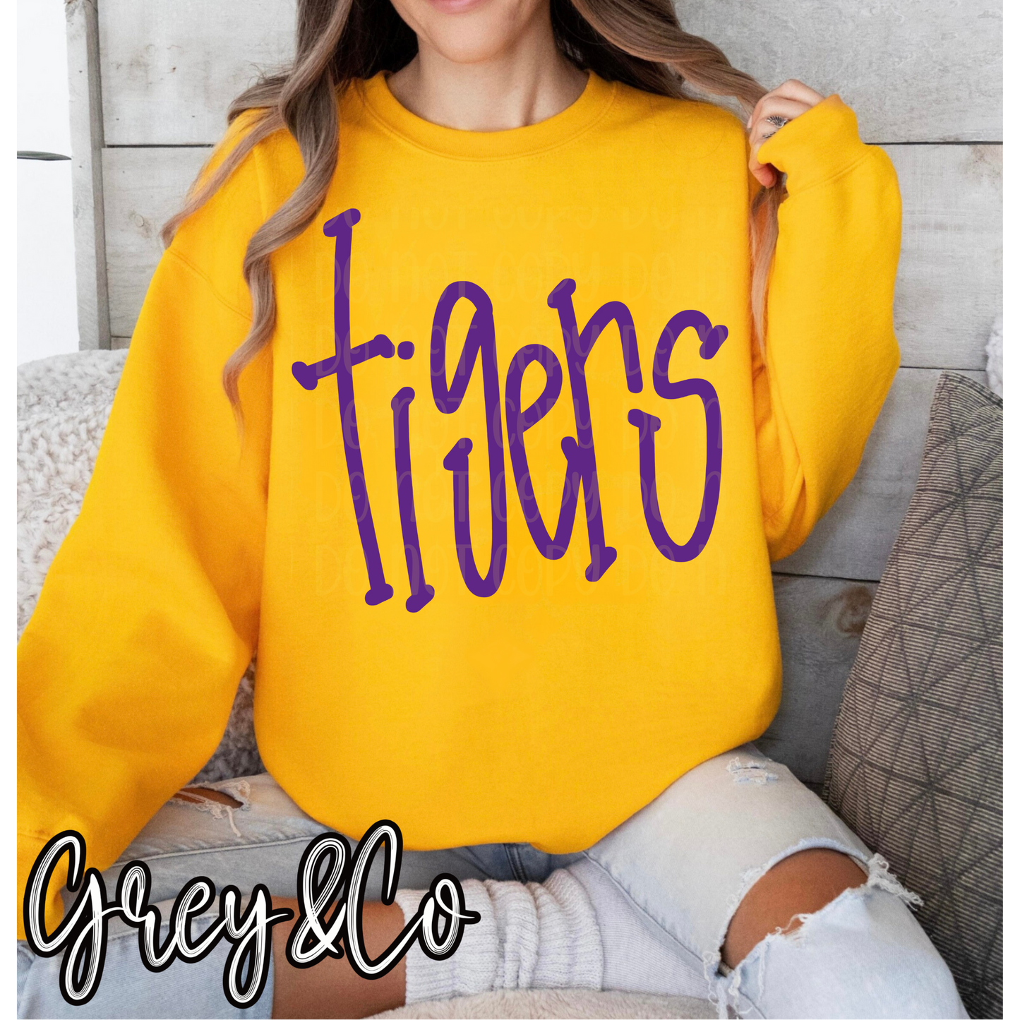 Tigers Doodle Sweatshirt