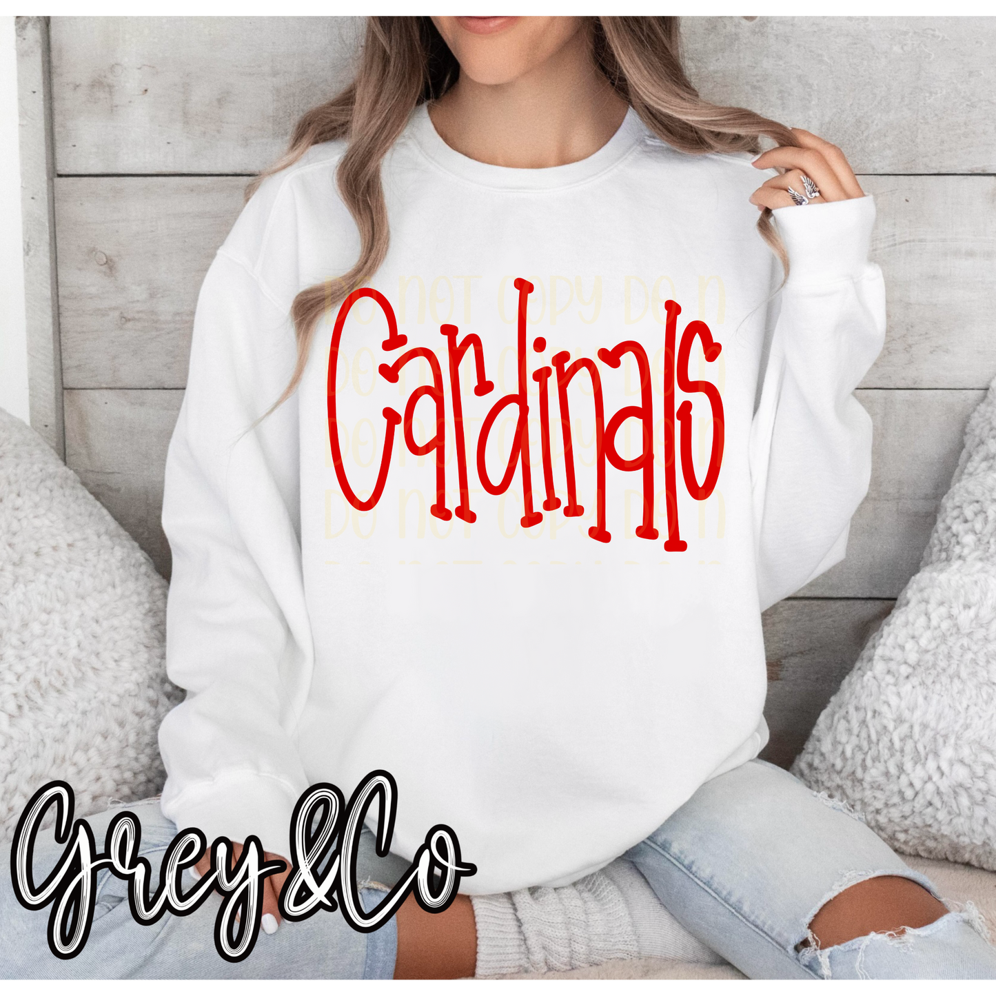 Cardinals Doodle Sweatshirt