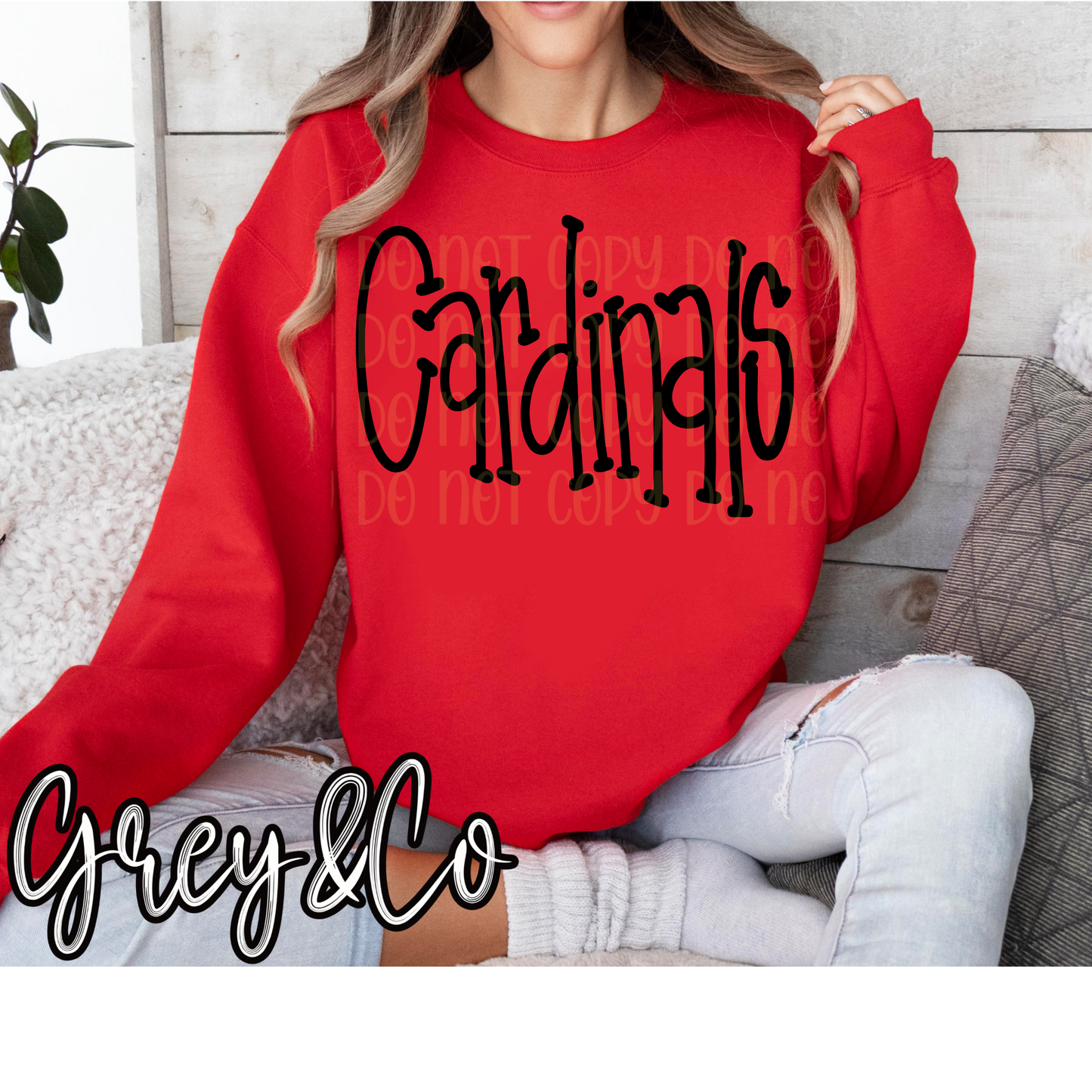 Cardinals Doodle Sweatshirt