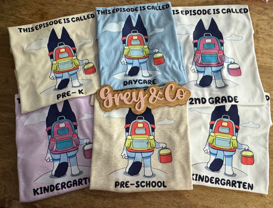 Custom Grade Back to School Shirt