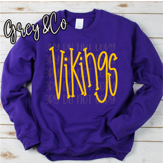 Vikings Doodle Sweatshirt