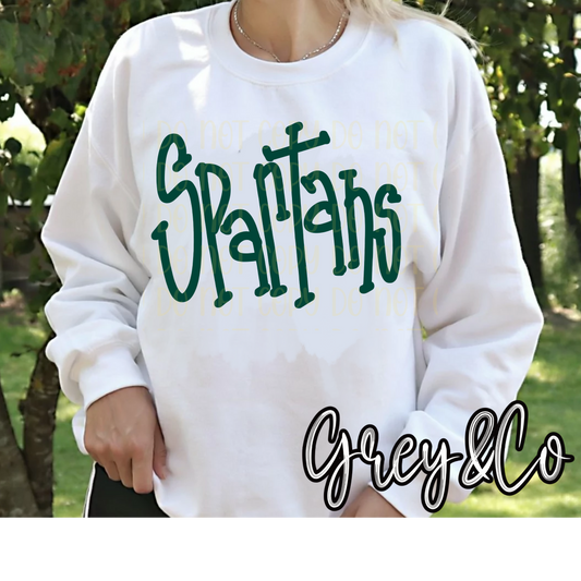 Spartans Doodle Sweatshirt