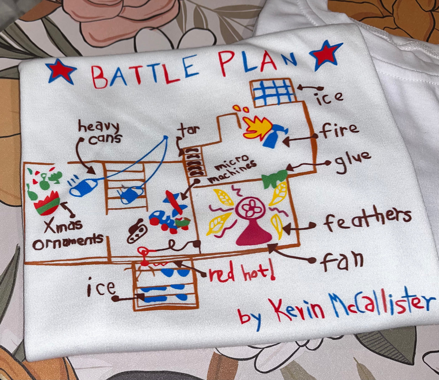 Boys Home Alone Battle Plan Christmas Shirt