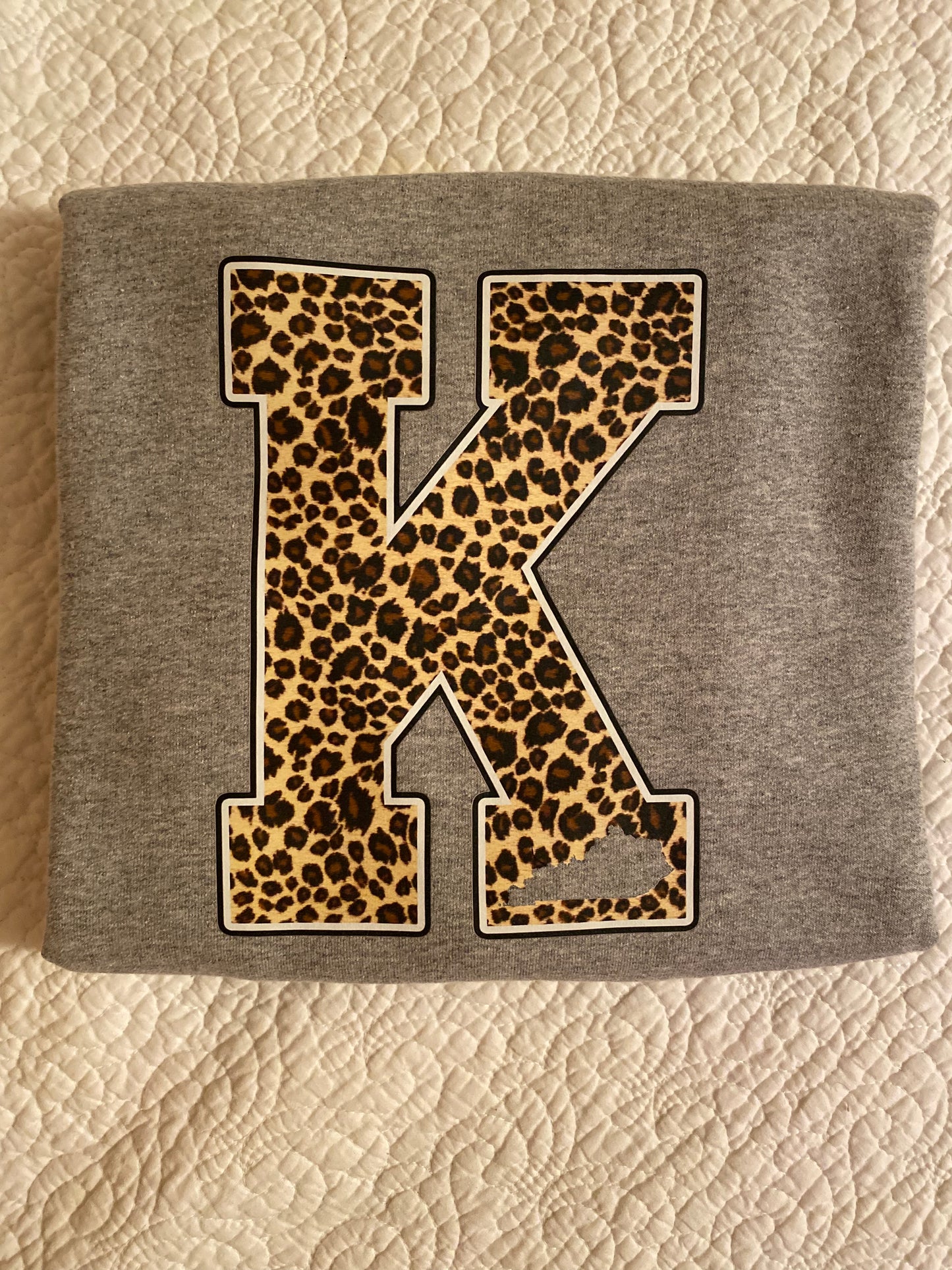 K Leopard Print Crew